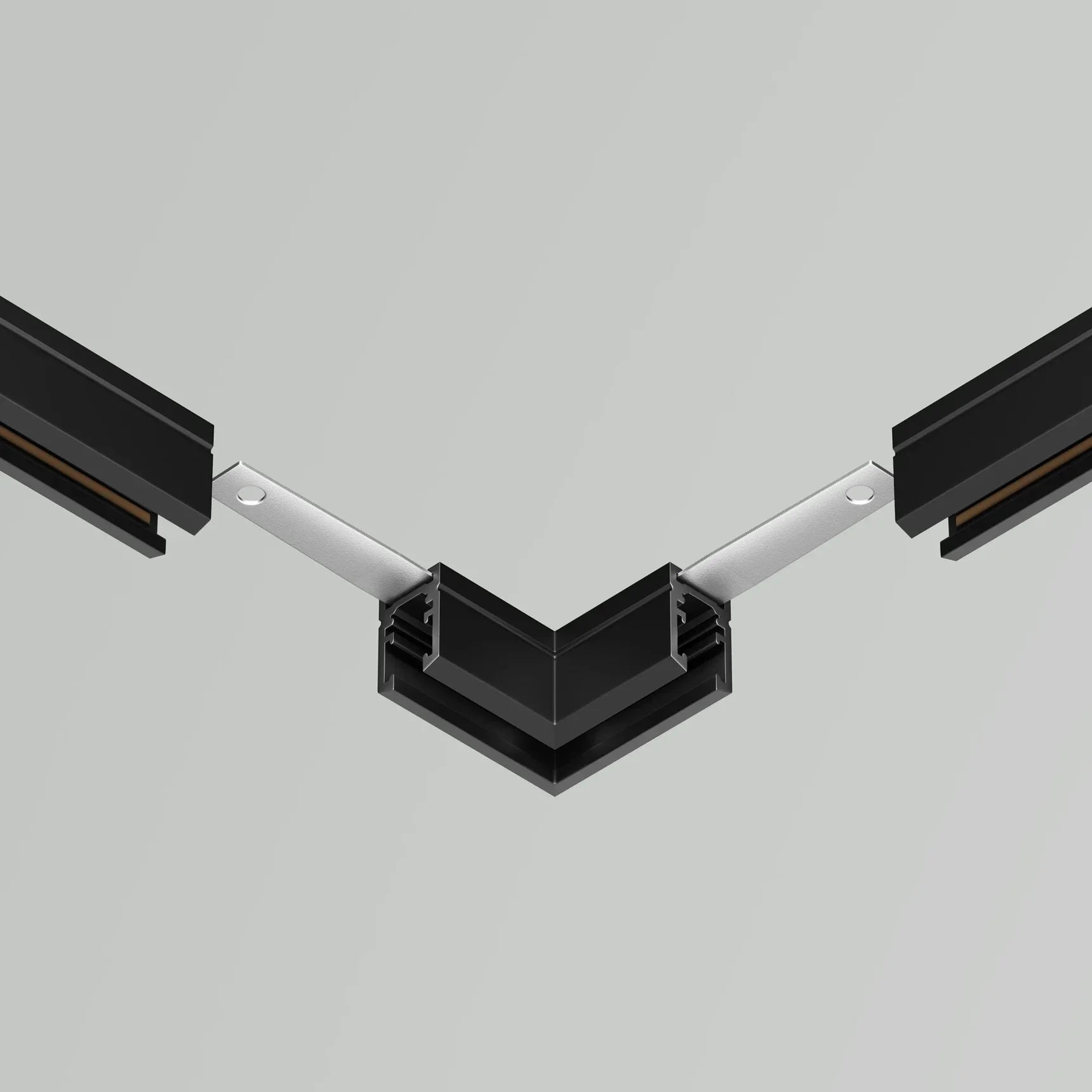 Коннектор угловой, накладной Levity, TRA184CL-11B