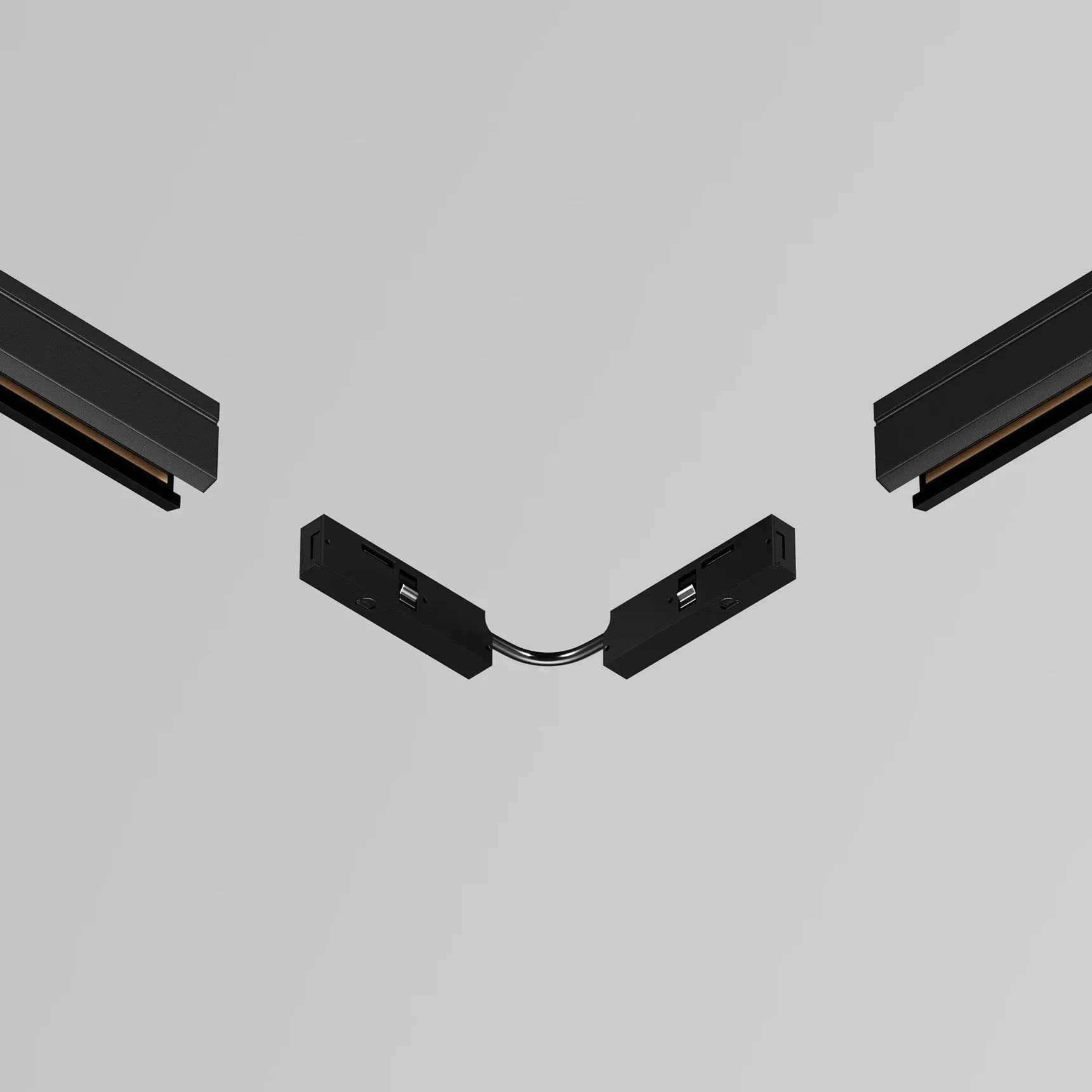 Коннектор питания угловой с проводом 6см Levity, TRA184CPC-1B-7.5