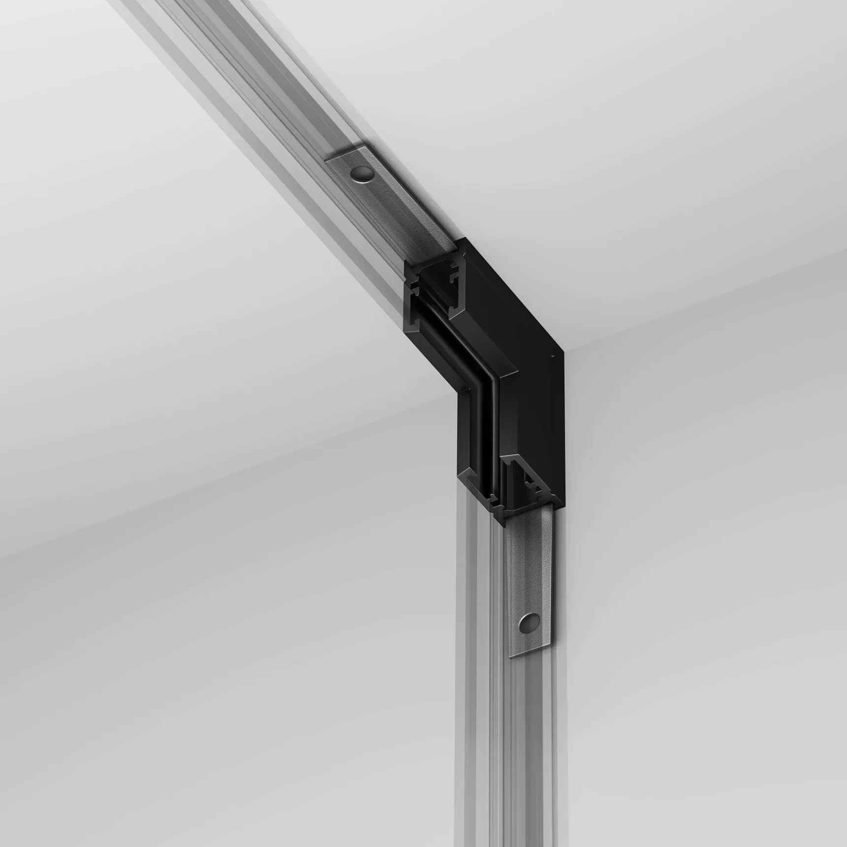 Коннектор угловой внутренний, накладной Levity, TRA184ICL-11B