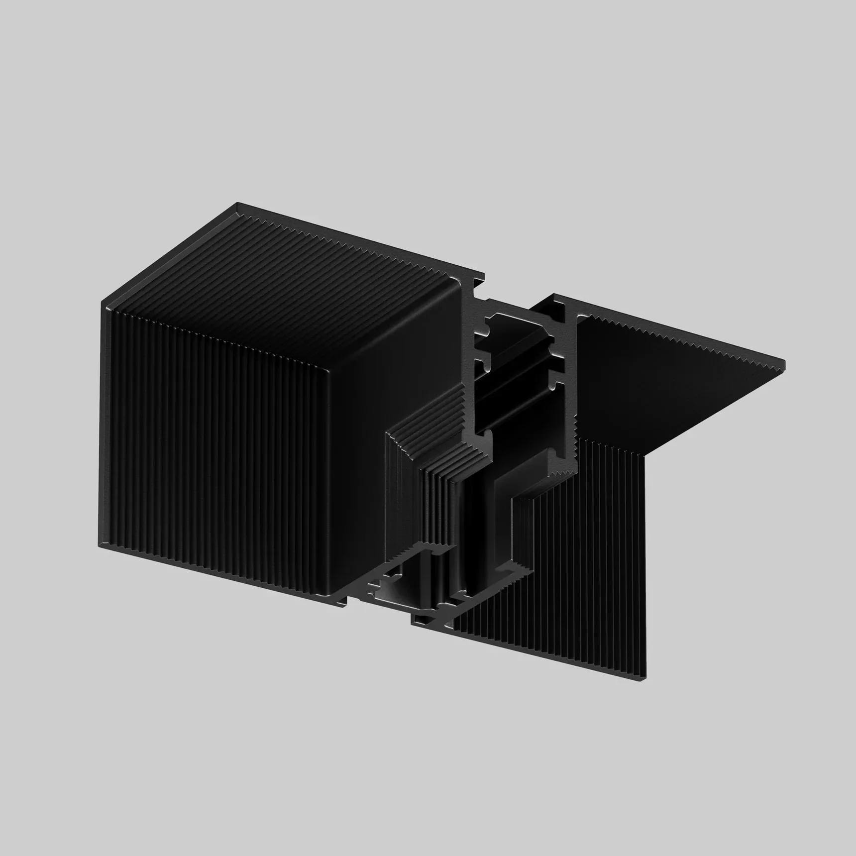 Коннектор угловой внутренний, встраиваемый под ГКЛ 9,5 мм Levity, TRA184ICL-12B