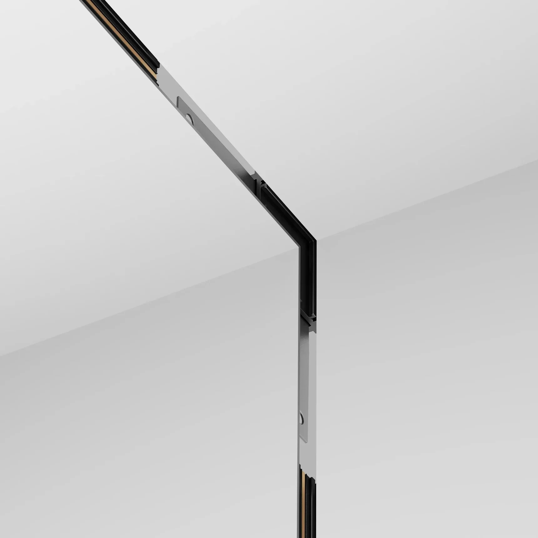 Коннектор угловой внутренний под шпаклевку , встраиваемый Levity, TRA184ICL-13B