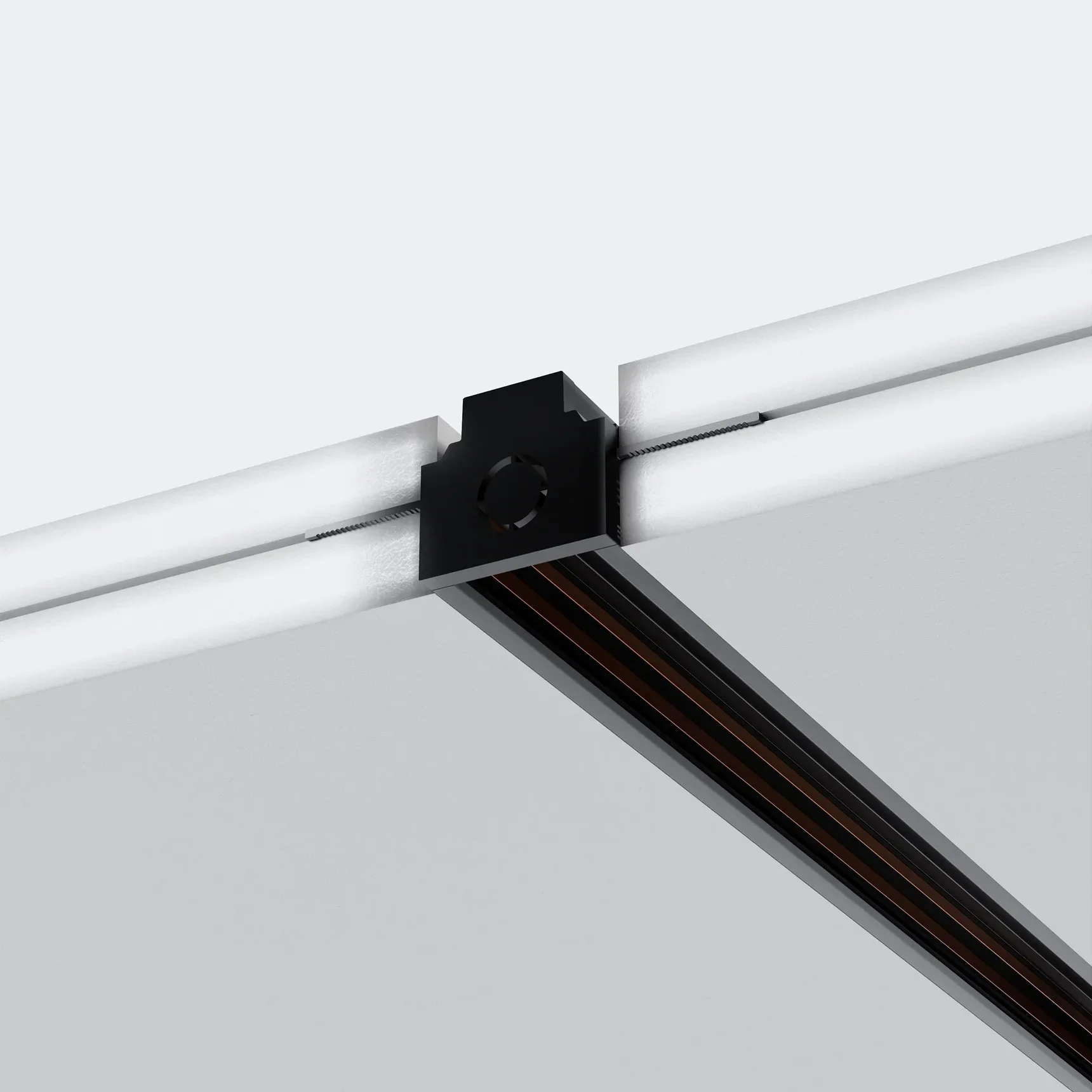 Заглушки для встраиваемого низкопрофильного шинопровода Exility 2шт., TRAM034EC-42B