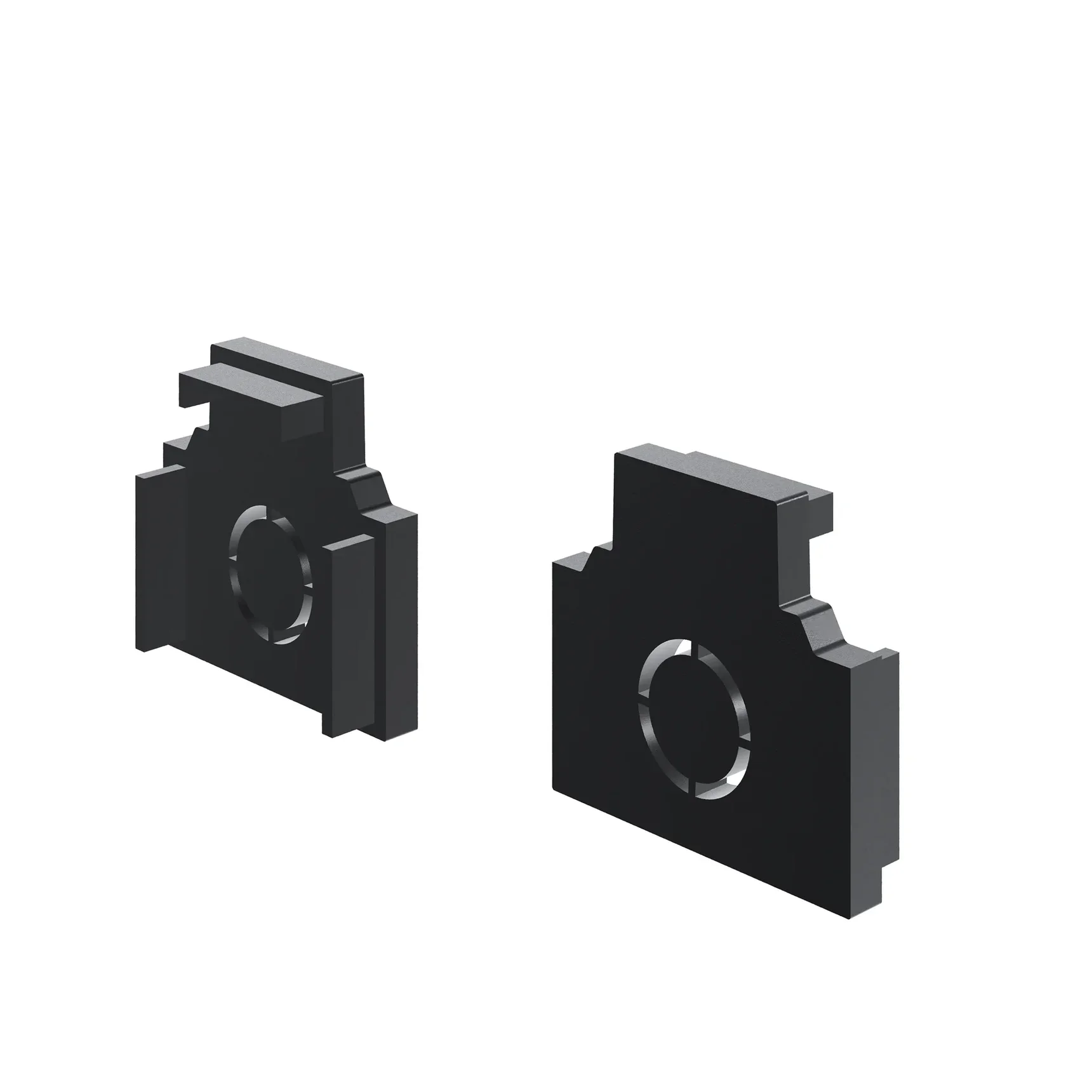 Заглушки для встраиваемого низкопрофильного шинопровода Exility 2шт., TRAM034EC-42B