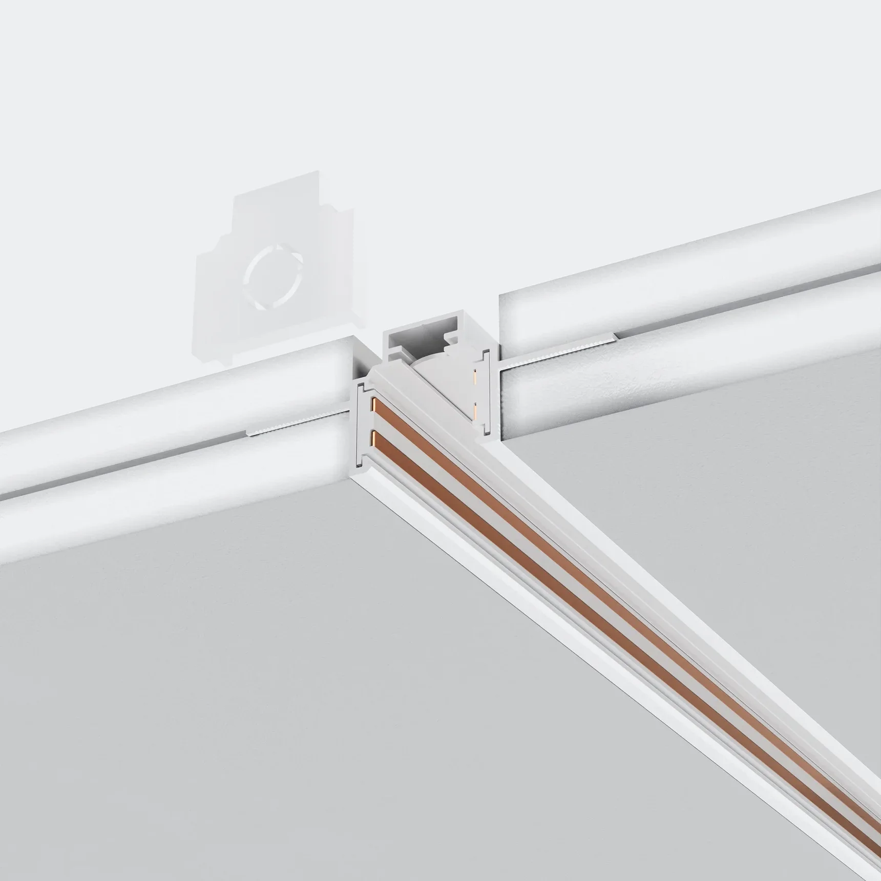 Заглушки для встраиваемого низкопрофильного шинопровода Exility 2шт., TRAM034EC-42W