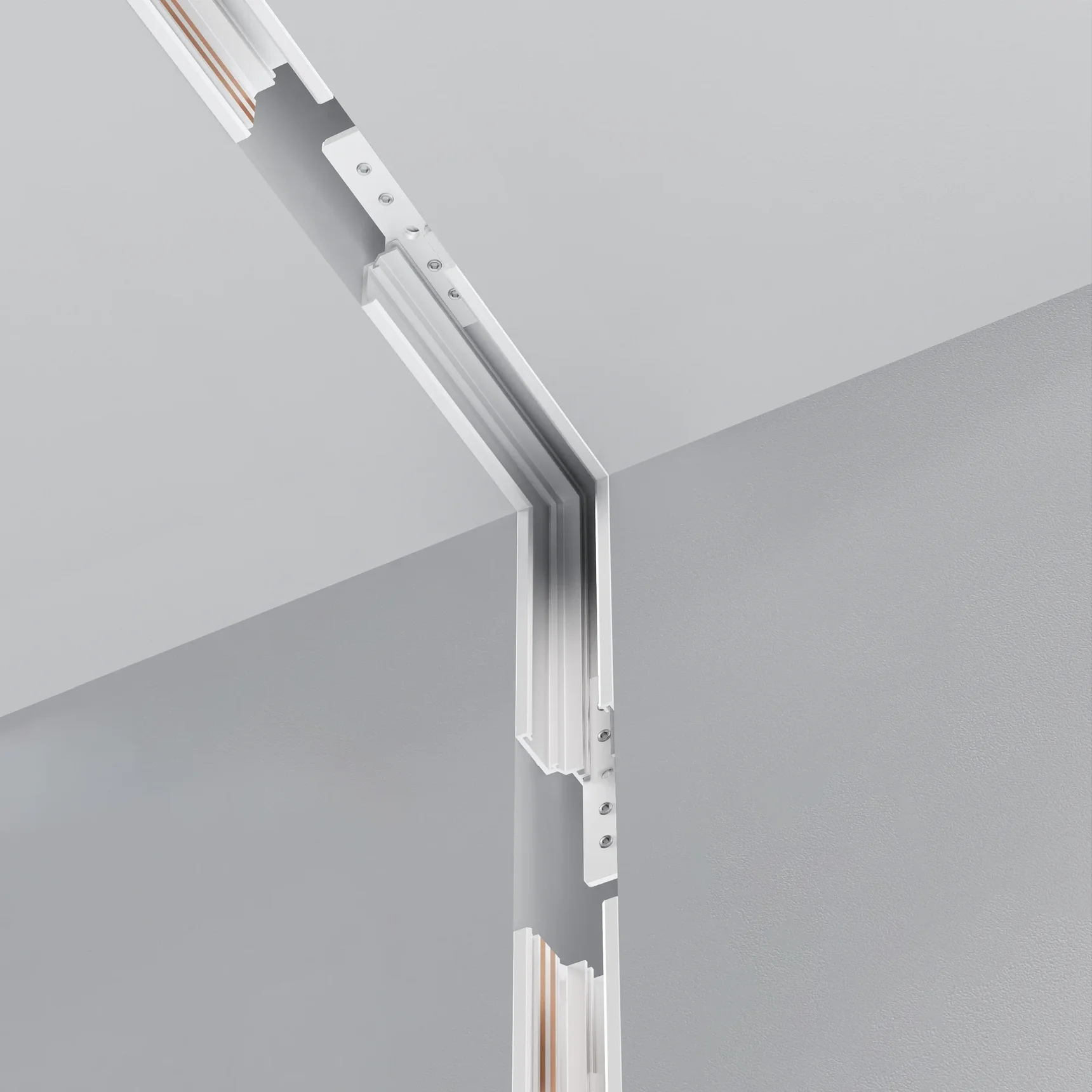 Коннектор внутренний для встраиваемого низкопрофильного шинопровода Exility, TRAM034ICL-42W