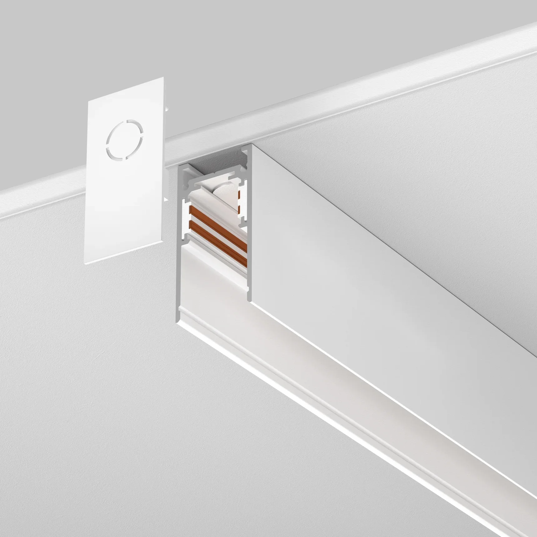 Шинопровод 1м Exility накладной/подвесной белый, TRX034-411W