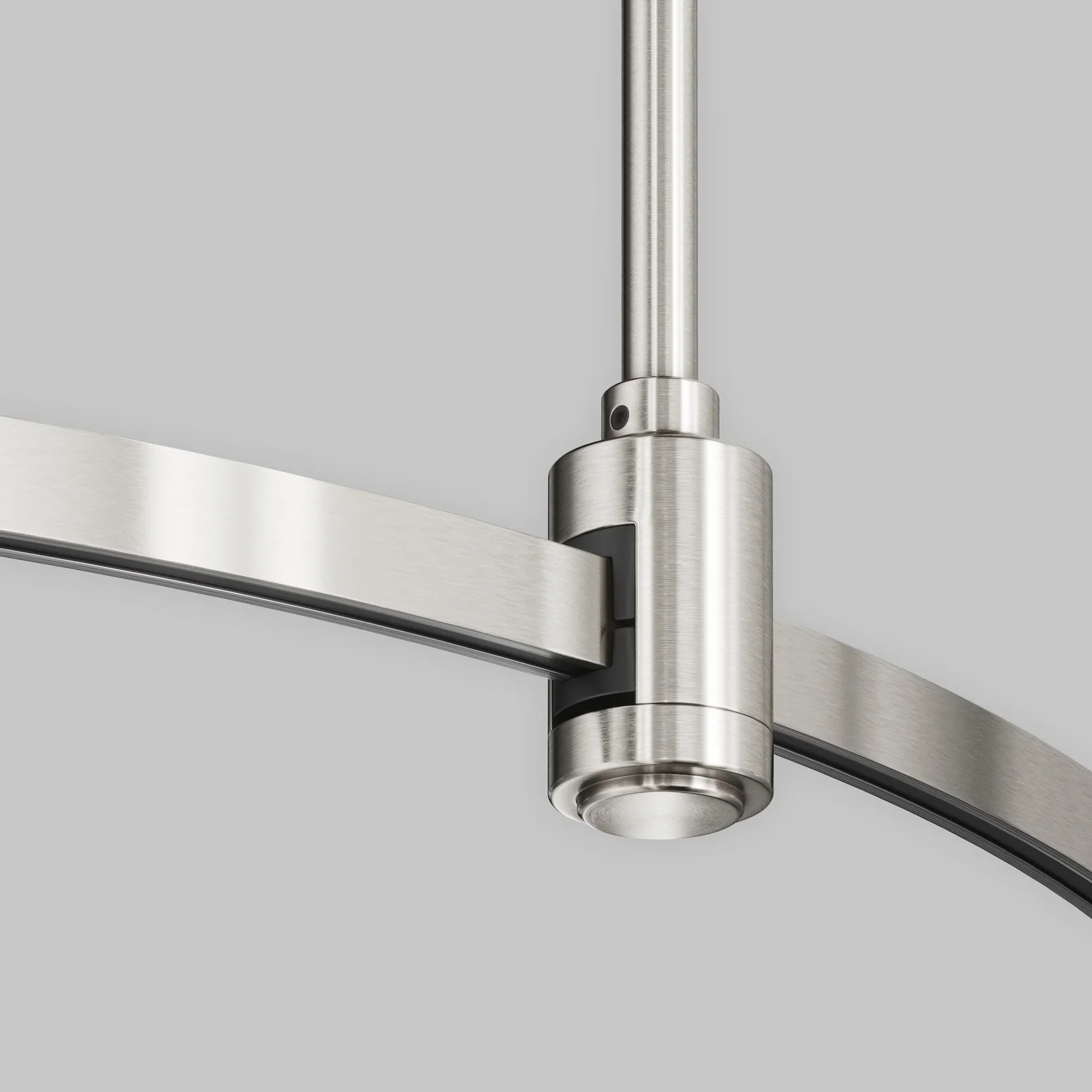 Шинопровод круглый 800 мм Flarity платина, TRX154-R-D800-PT