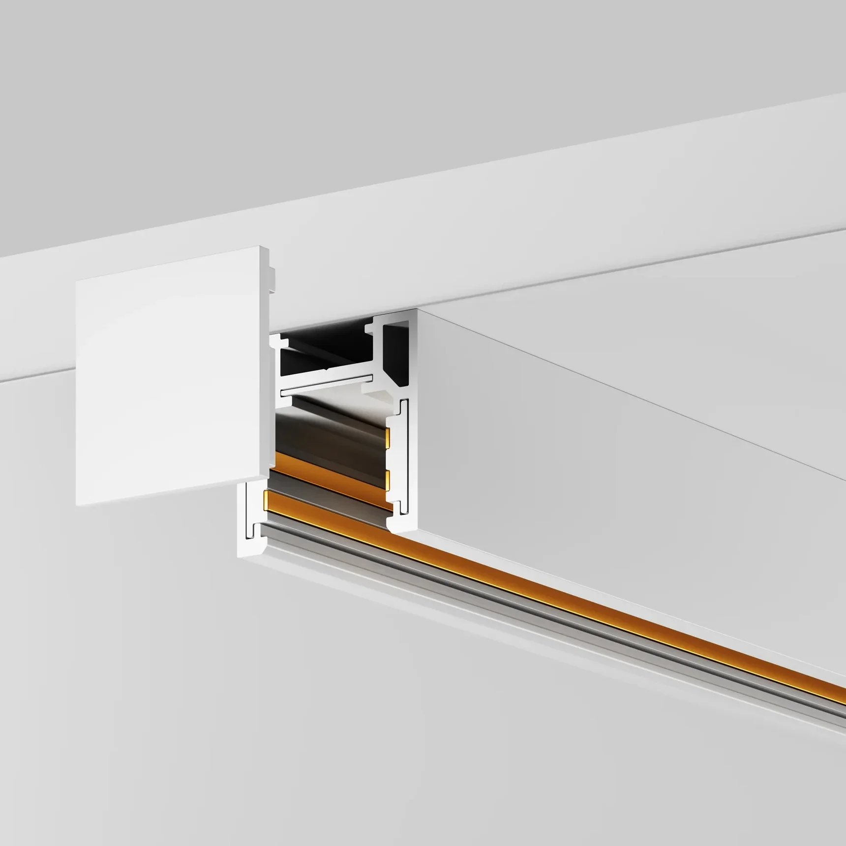 Шинопровод 2м Exility низкопрофильный накладной, белый, TRXMN034-412W