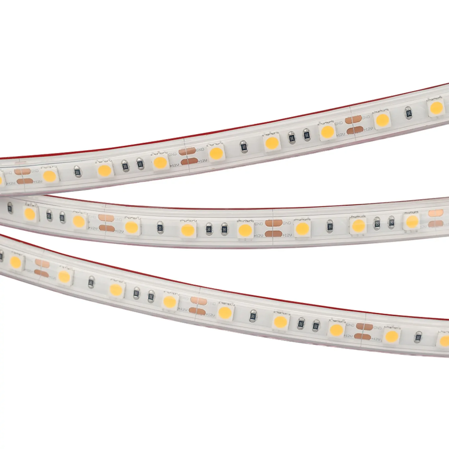 Лента RTW 2-5000PS 12V White6000 2x (5060, 300 LED, LUX) (Arlight, 14.4 Вт/м, IP67)