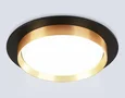 Светильник встраиваемый со сменной лампой GX70 TU5020 BK/GD черный/золото IP20 GX70 D150*45