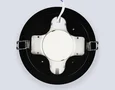 Светильник встраиваемый со сменной лампой GX70 TU5020 BK/GD черный/золото IP20 GX70 D150*45