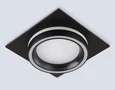 Светильник встраиваемый со сменной лампой GX70 TU5230 BK черный IP20 GX70 D150*150*52
