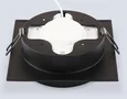 Светильник встраиваемый со сменной лампой GX70 TU5230 BK черный IP20 GX70 D150*150*52