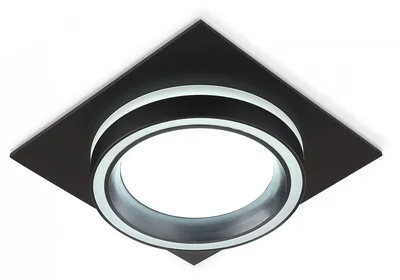 Светильник встраиваемый со сменной лампой GX70 TU5230 BK черный IP20 GX70 D150*150*52