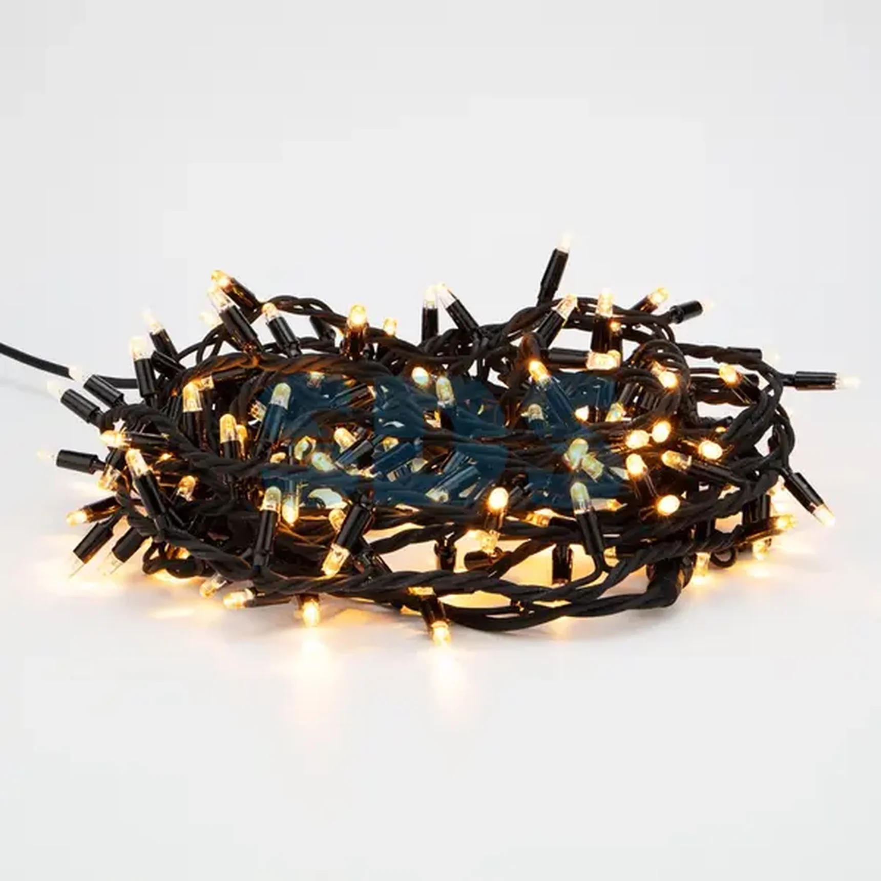 Гирлянда модульная «Дюраплей LED» 10 м,  200 LED,  черный каучук,  цвет свечения теплый белый NEON-NIGHT