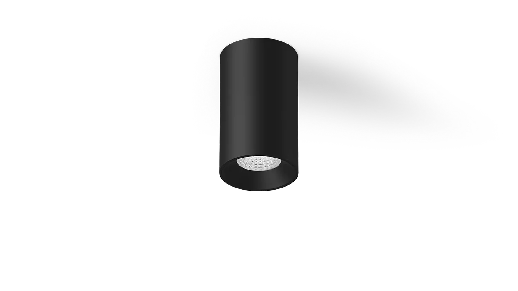 Светильник VILLY SHORT укороченный, потолочный накладной, 15Вт, 4000K, Черный, VL-BASE-SH-BL-NW