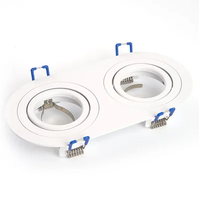 Светильник потолочный встраиваемый, DL2812 MR16 50W G5.3 "прямоугольник", черный, 48460