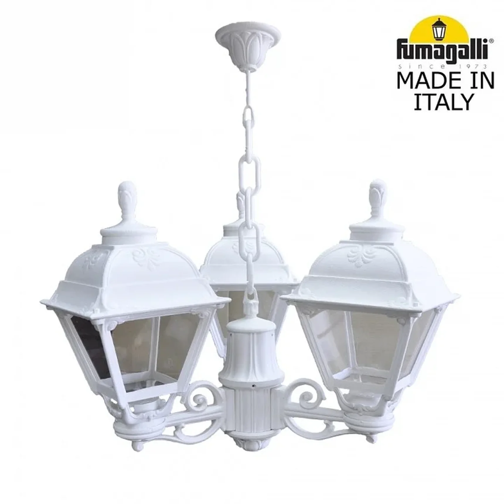 Подвесной уличный светильник (ЛЮСТРА) FUMAGALLI SICHEM/CEFA 3L U23.120.S30.WXE27