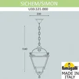 Подвесной уличный светильник FUMAGALLI SICHEM/SIMON U33.121.000.AYH27 Черный