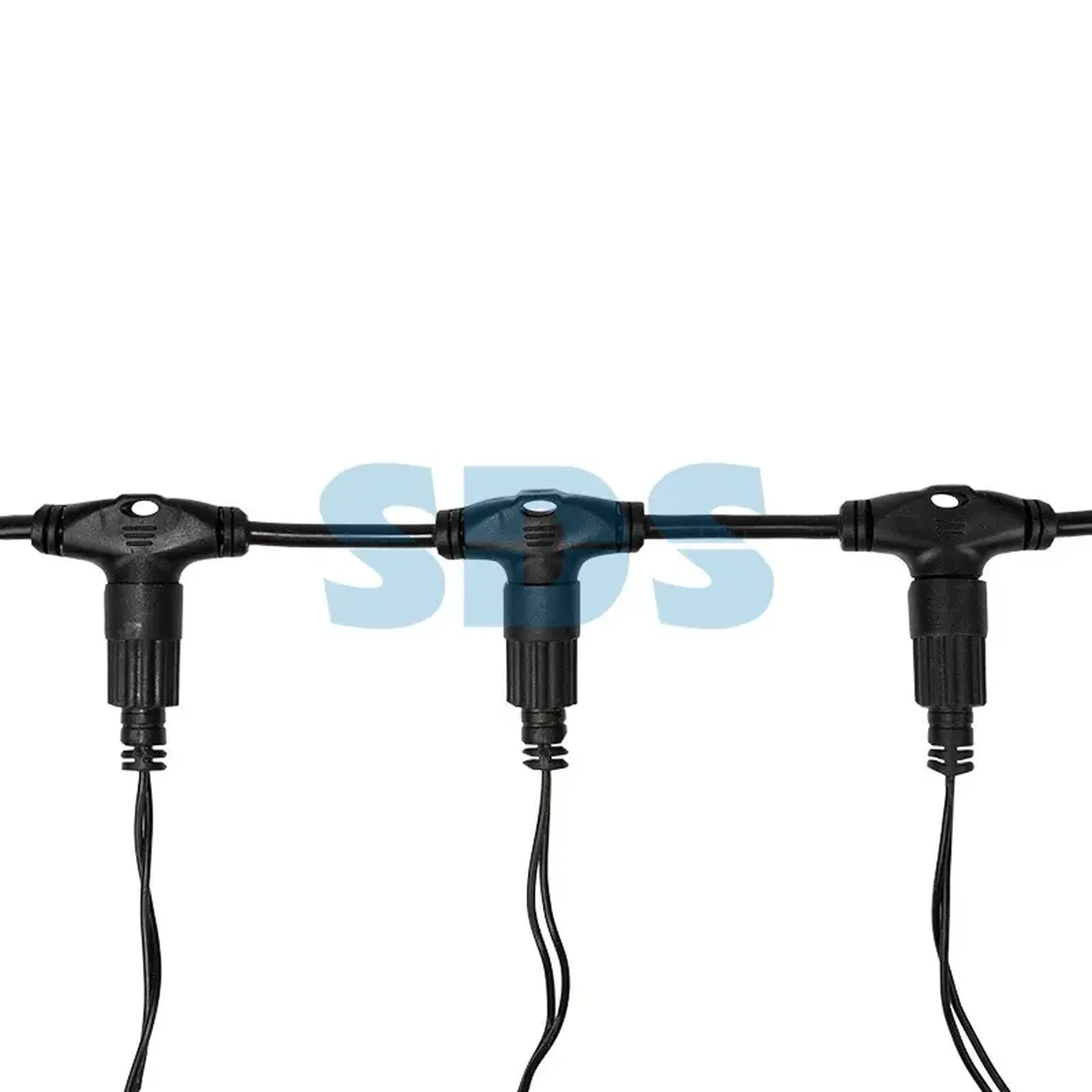 Гирлянда LED ClipLight 24V, 5 нитей по 20 метров, цвет диодов ТЕПЛЫЙ БЕЛЫЙ, Flashing (Белый)