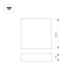 Светильник SP-QUADRO-S350x350-30W Warm3000 (BK, 120 deg, 230V) (Arlight, IP40 Металл, 3 года)