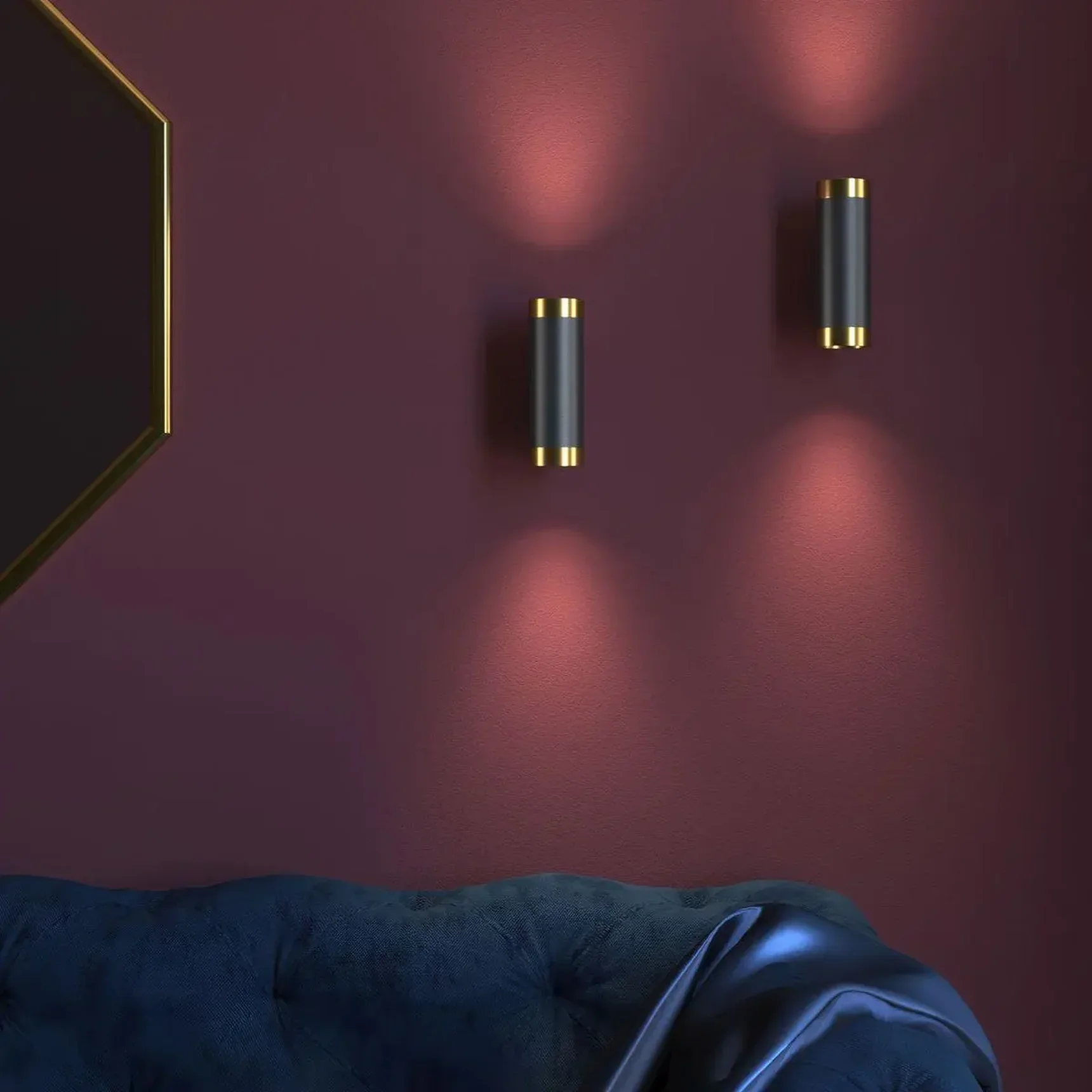 Бра Elektrostandard Poli MRL 1016 черный/золото 4690389184116