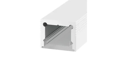 Накладной алюминиевый профиль Design LED LS1613, 2500 мм, белый, LS.1613-W-R