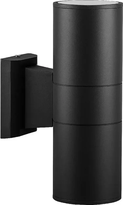 Светильник садово-парковый, 230V 2*E27, DH0702, черный ( на стену)