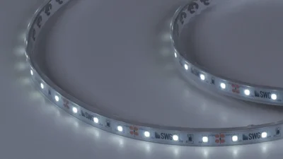 Светодиодная лента 2835, 60 LED/м, 4,8 Вт/м, 12В , IP66, 3M, Цвет: Холодный белый, SWG260-12-4.8-W-66-M