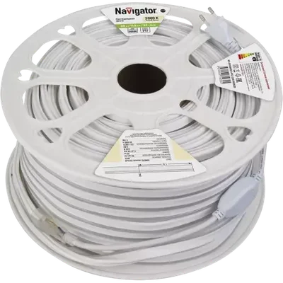 Светодиодная лента NLS-2835WW92-9-IP67-220V-NEONLED R20