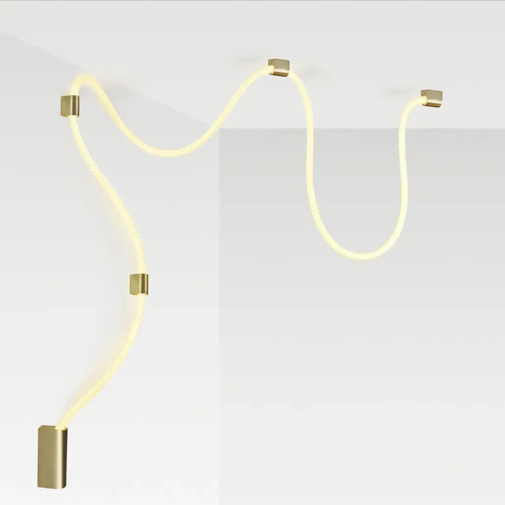 4397/30CL HIGHTECH ODL23 261 ант.бронза/металл/канат Настенно-потолочный св-к накладной (3 крепления в комплекте) IP20 LED 30W 1185Лм 3000K CORDA