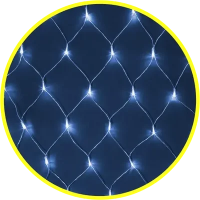 Светодиодная гирлянда NGF-N01-156B-12-1.5x1.5m-230-TR-IP20