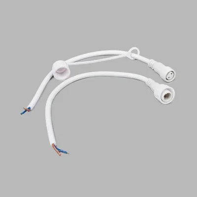 Коннектор 2-pin, ПАПА-МАМА, БЕЛЫЙ провод