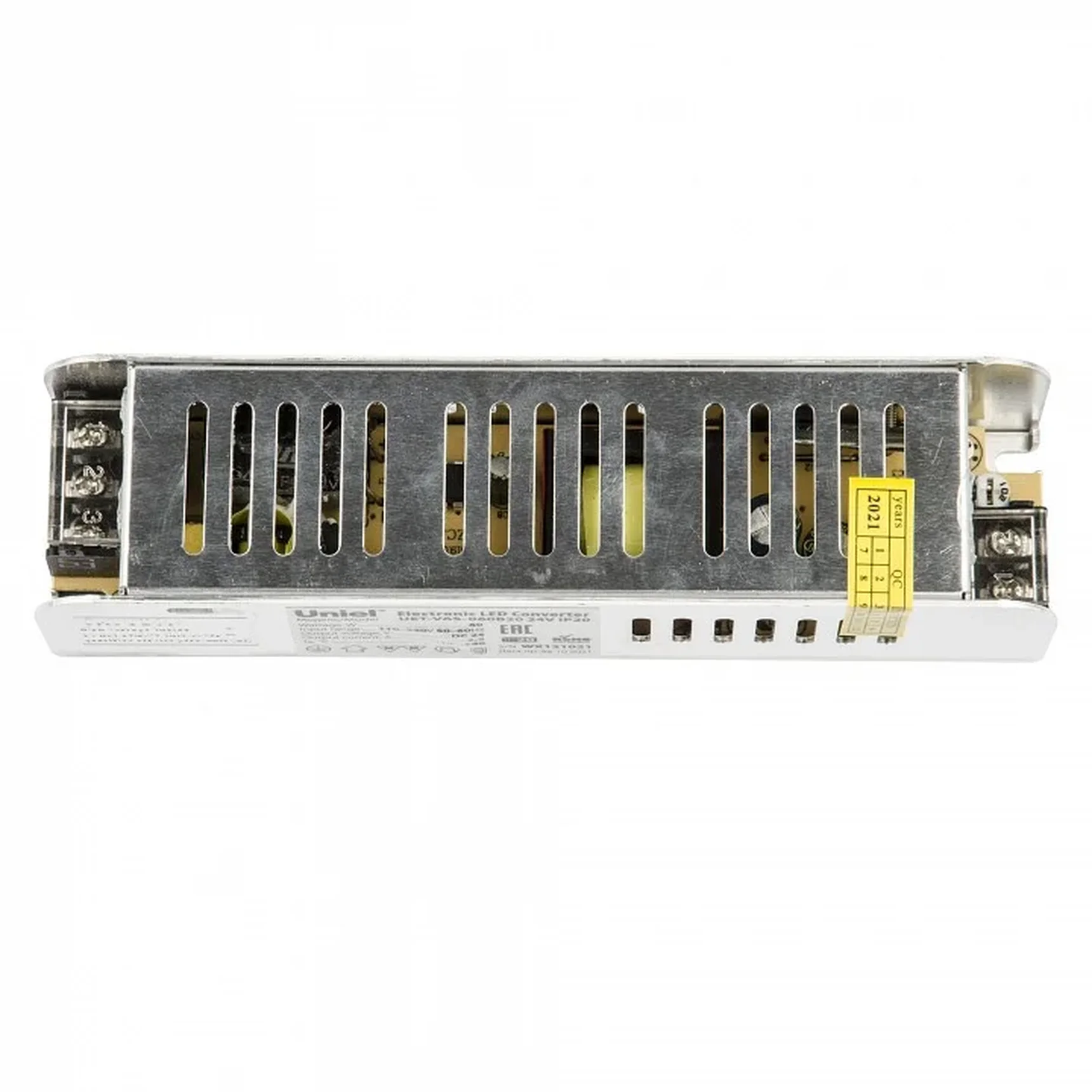 UET-VAS-060B20 24V IP20 Блок питания, 60Вт. Металлический корпус. TM Uniel