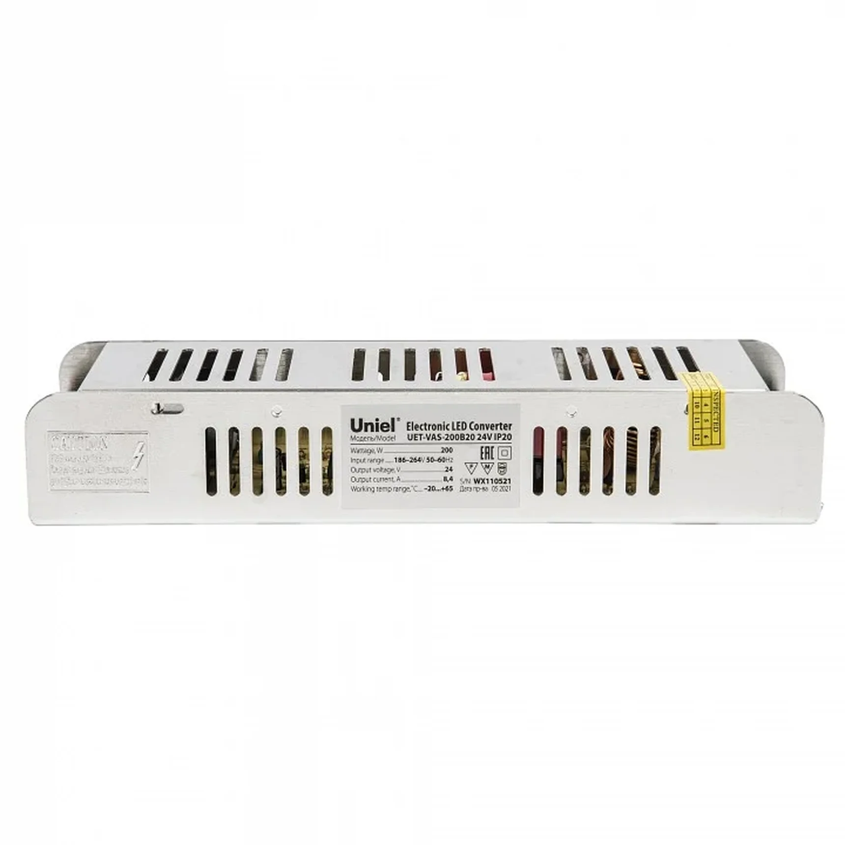 UET-VAS-200B20 24V IP20 Блок питания, 200Вт.