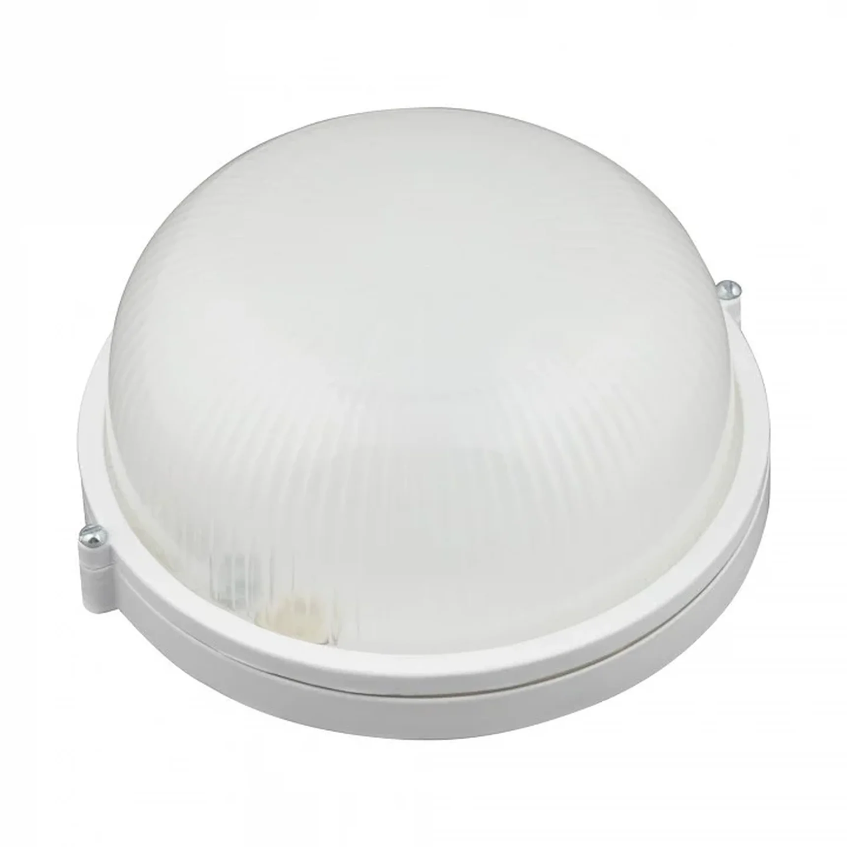 ULW-K21A 8W/6000K IP54 WHITE Светильник светодиодный влагозащищенный. Круг. Дневной белый свет (6000K). 600Лм. Диаметр 188мм. Корпус бе
