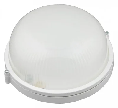 ULW-K21B 12W/6000K IP54 WHITE Светильник светодиодный влагозащищенный. Круг. Дневной белый свет (6000K). 1200Лм. Диаметр 188мм. Корпус
