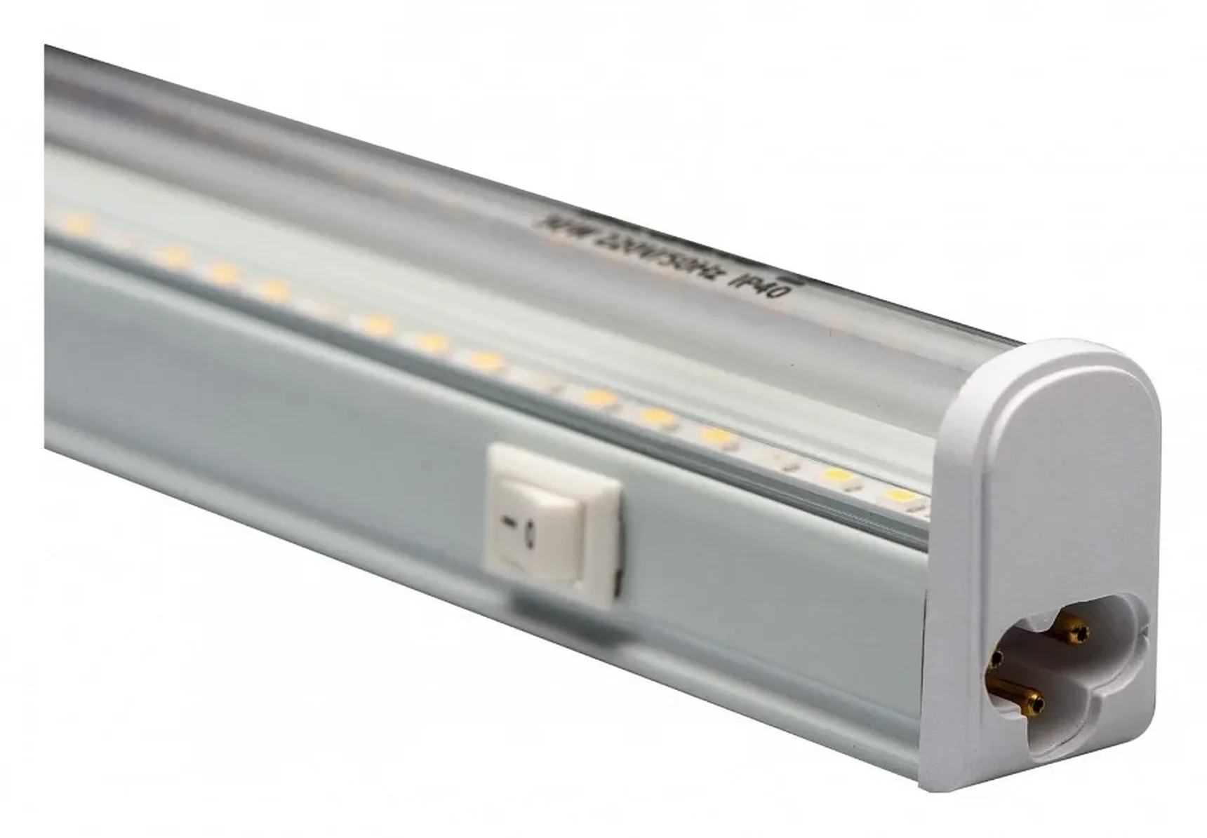ULI-P19-30W-SPFB IP40 WHITE Светильник для растений светодиодный линейный. 1150 мм. выкл. на корпусе. Спектр для фотосинтеза.