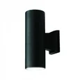 Уличный настенный светодиодный светильник ULU-S22B-2X3W/4000K IP65 Black UL-00006802