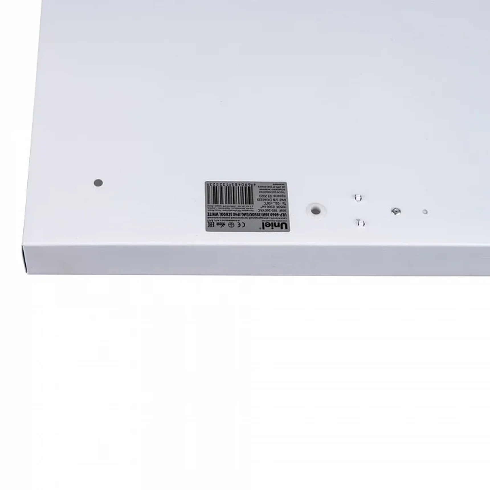 ULP-6060 28W/3950К/EMG IP40 SCHOOL WHITE Светильник светодиодный потолочный универсальный с БАП. Белый свет