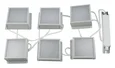 Встраиваемый светильник ULP-1010 42W/4000К IP40 GRILYATO WHITE KIT06
