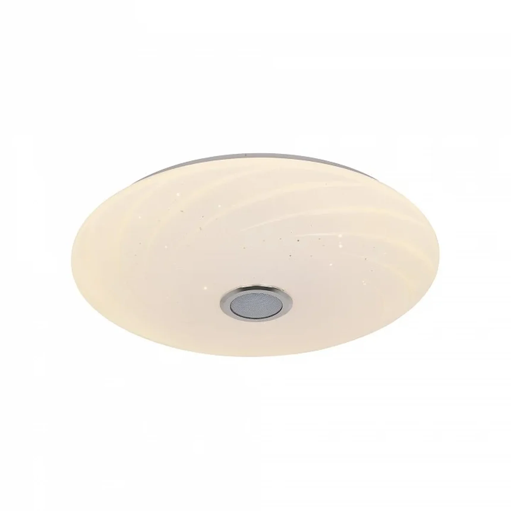 ULI-D291 72W/SW+RGB/50 MERCURY Cветильник светодиодный накладной. Диммируемый. Пульт ДУ (в/к). Встроенная Bluetooth колонка. Теплый све