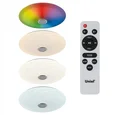 ULI-D291 72W/SW+RGB/50 MERCURY Cветильник светодиодный накладной. Диммируемый. Пульт ДУ (в/к). Встроенная Bluetooth колонка. Теплый све