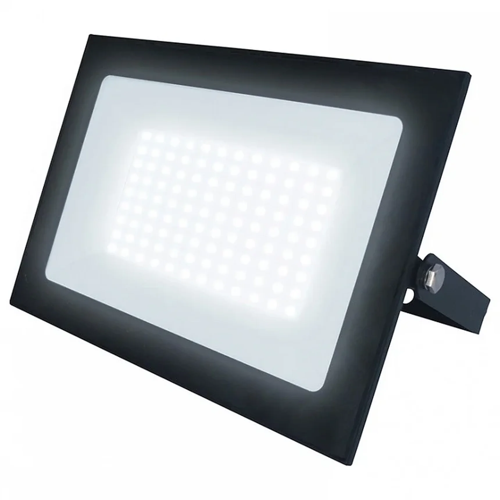 ULF-F21-100W/4000K IP65 200-250В BLACK Прожектор светодиодный. Белый свет (4000K). Корпус черный