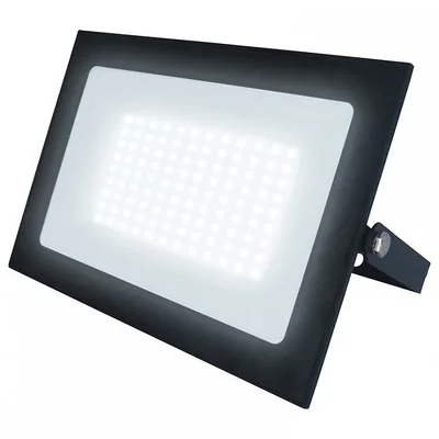 ULF-F21-100W/4000K IP65 200-250В BLACK Прожектор светодиодный. Белый свет (4000K). Корпус черный