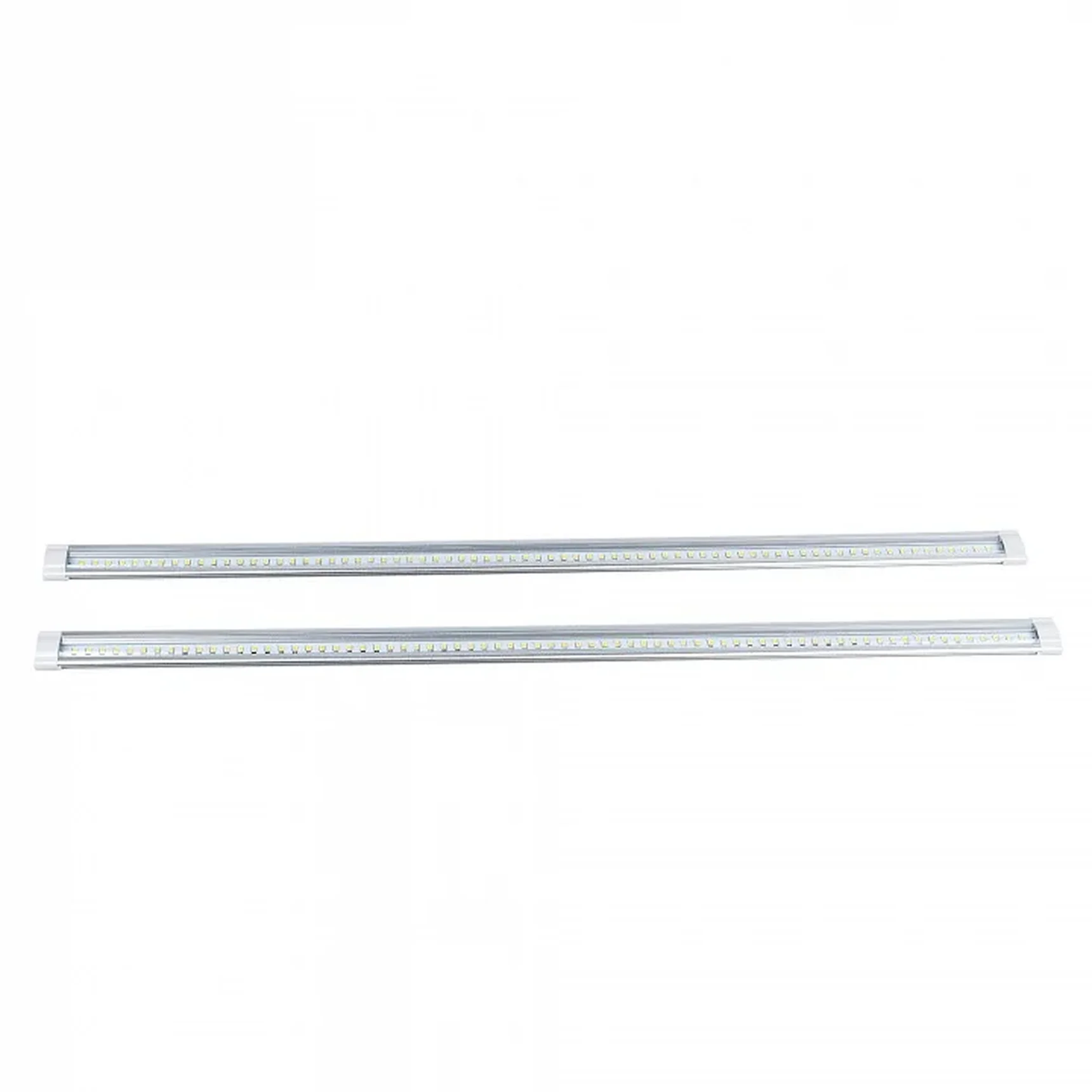 ULM-F45-2x6W/4500K IP20 SILVER Светильники светодиодные для мебели, набор из 2-х шт. Механический выключатель. 600*25*8мм. 2*500Lm. ТМ