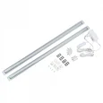 ULM-F45-2x6W/4500K IP20 SILVER Светильники светодиодные для мебели, набор из 2-х шт. Механический выключатель. 600*25*8мм. 2*500Lm. ТМ