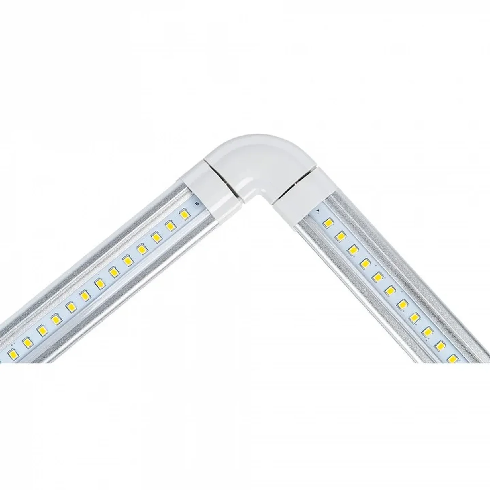 ULM-F45-2x6W/4500K IP20 SILVER Светильники светодиодные для мебели, набор из 2-х шт. Механический выключатель. 600*25*8мм. 2*500Lm. ТМ