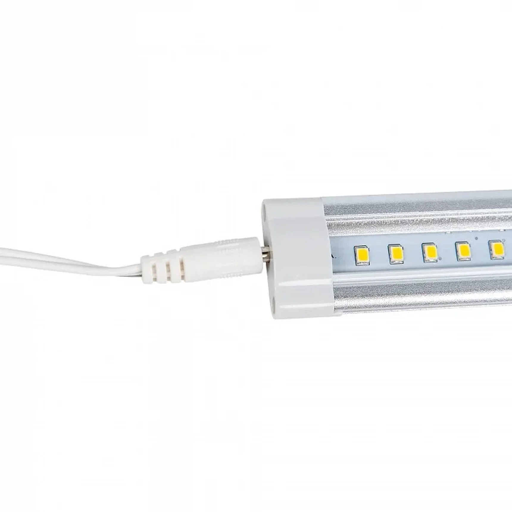 ULM-F45-2x6W/4500K IP20 SILVER Светильники светодиодные для мебели, набор из 2-х шт. Механический выключатель. 600*25*8мм. 2*500Lm. ТМ