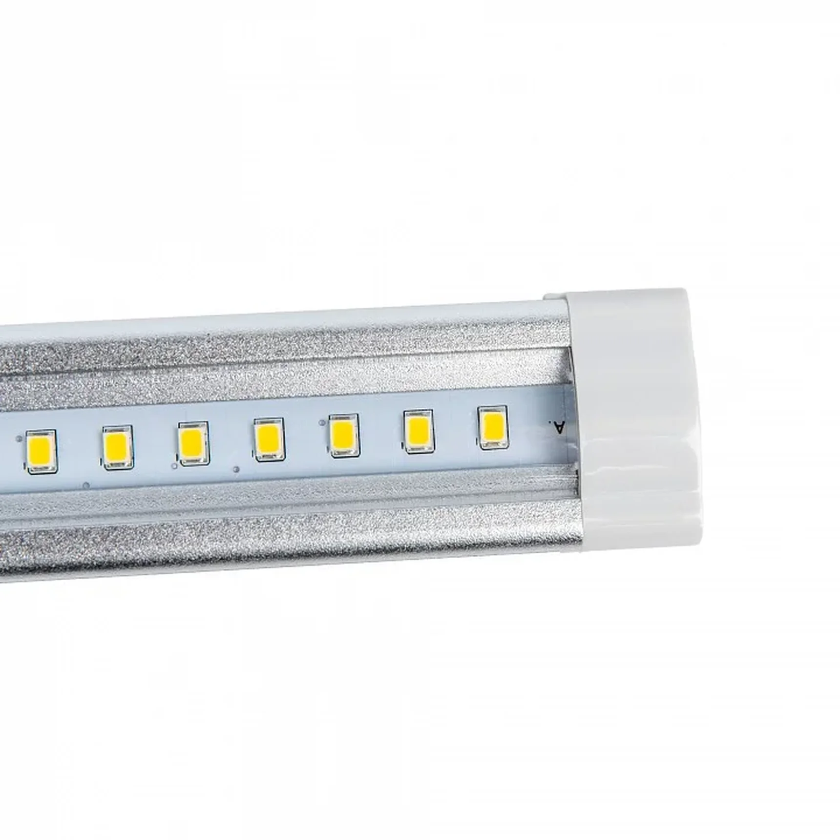 ULM-F45-2x6W/4500K IP20 SILVER Светильники светодиодные для мебели, набор из 2-х шт. Механический выключатель. 600*25*8мм. 2*500Lm. ТМ